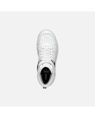 SNEAKERS GEOX BAMBINA  J MIKIROSHI B - VI.SIN+VER.GLI WHITE/DK FUCHSIA 28-35 J46DVB 0BCKC C1Z8D/A