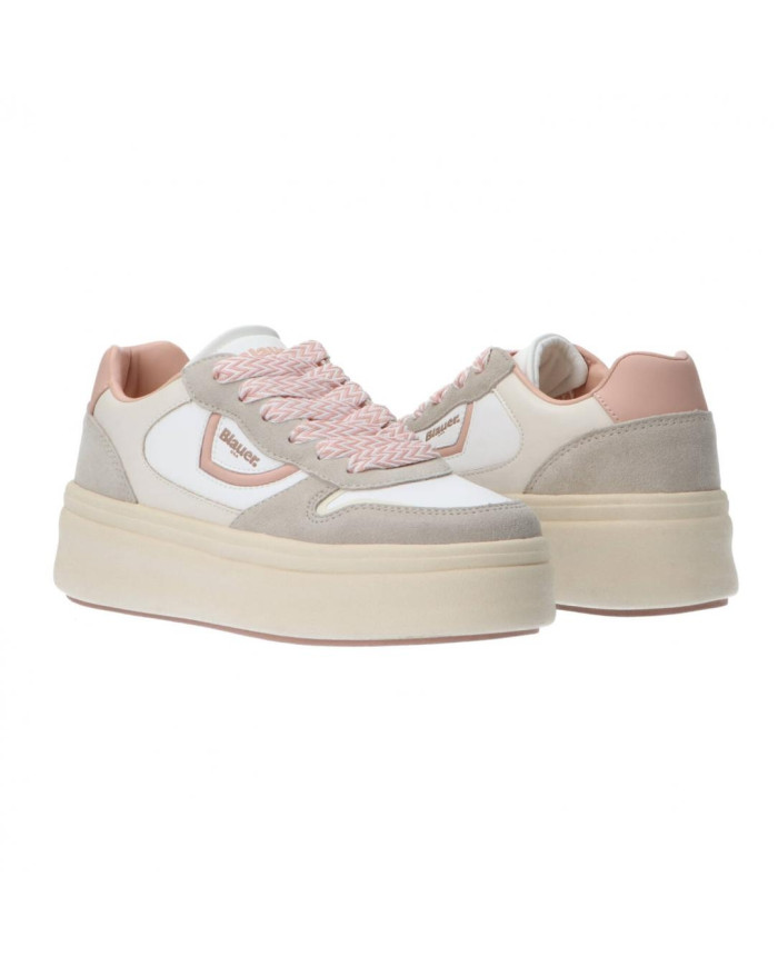 SNEAKERS BLAUER DONNA S5EMERY03/LES/EMERY03-CREAM/NUDE
