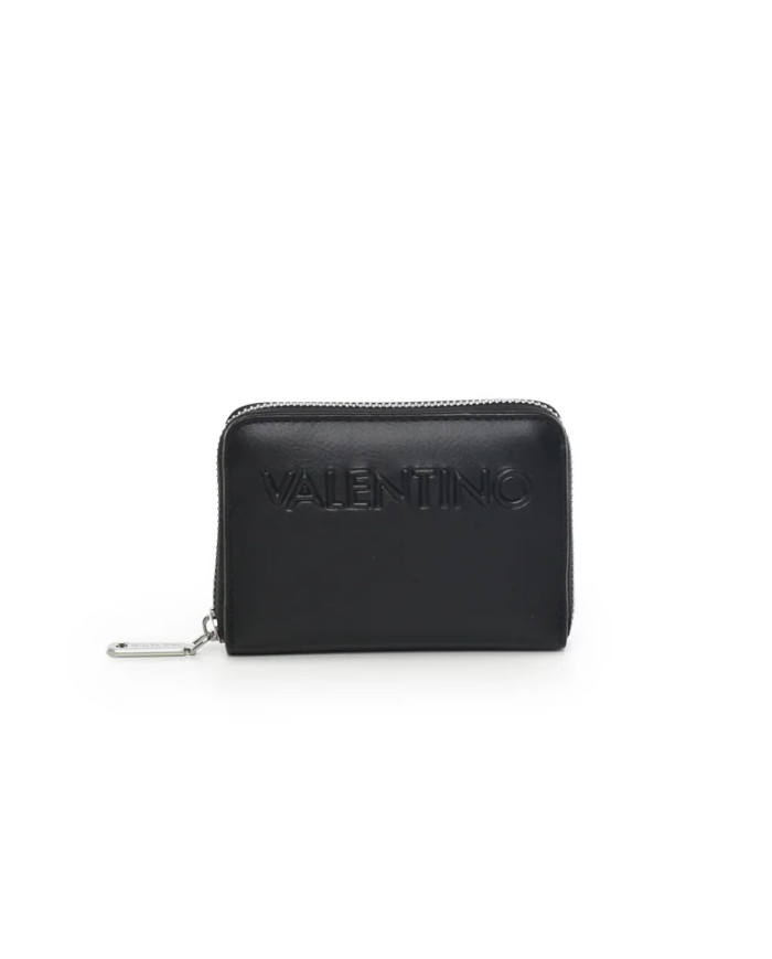 PORTAFOGLIO  MARIO VALENTINO DONNA ZIP NERO 9,5X13X2,5CM VPS6V2137/NERO