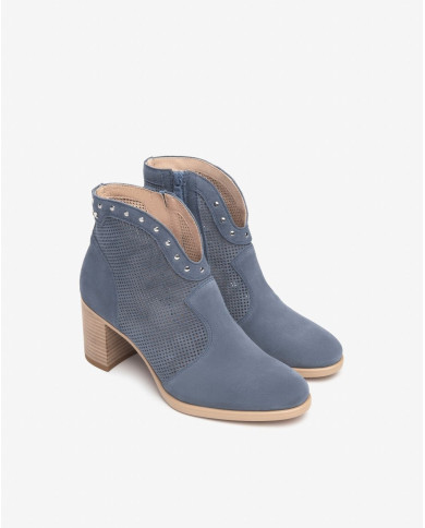 TRONCHETTO NEROGIARDINI DONNA VELOUR AVIO VELOUR AVIO TR CAPUA BEIGE TACCO 7CM  E512710D/203