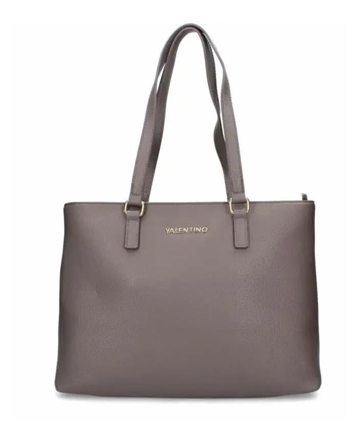 BORSA A SPALLA MARIO VALENTINO DONNA SHOPPING NEVER NERO 27X36.5X13CM VBS8GL01 TAUPE