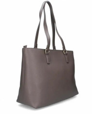 BORSA A SPALLA MARIO VALENTINO DONNA SHOPPING NEVER NERO 27X36.5X13CM VBS8GL01 TAUPE