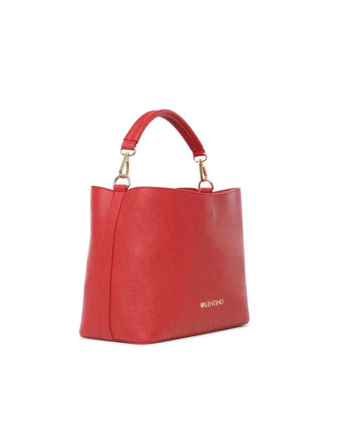 BORSA A MANO  MARIO VALENTINO DONNA PRINCESS WAVE 22X29X13CM VBS6TE04/ROSSO