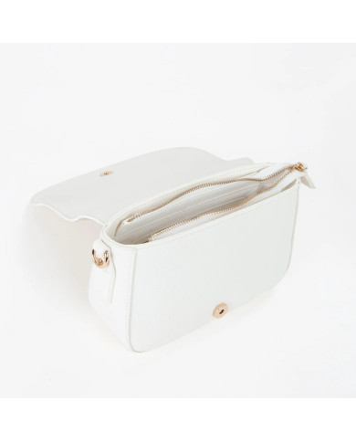 BORSA A SPALLA MARIO VALENTINO DONNA 16X22X8CM VBS7LX08 BIANCO