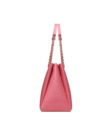 BORSA A SPALLA MARIO VALENTINO DONNA SHOPPING CORALLO 33/38X26X16CM VBS6V002/CORALLO  