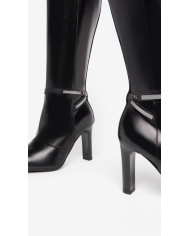 STIVALI CON TACCO NEROGIARDINI DONNA IN PELLE NERO TACCO 9 CM I308744DE/100