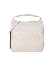 BORSA A SPALLA MARIO VALENTINO HOBO BAG SHANTEL 35X30X13CM VBS8Y607 ECRU