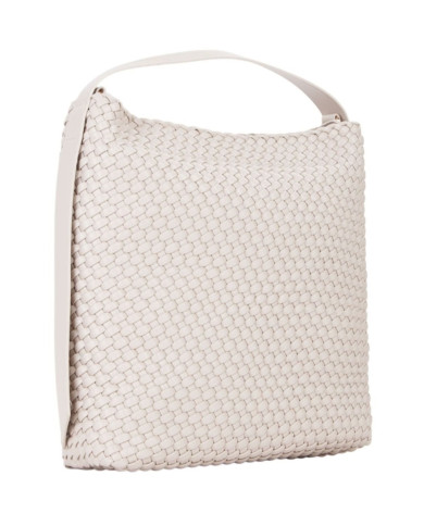 BORSA A SPALLA MARIO VALENTINO HOBO BAG SHANTEL 35X30X13CM VBS8Y607 ECRU