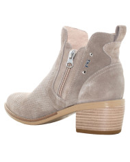 TRONCHETTO NEROGIARDINI DONNA VELOUR CRETA VELOUR CRETA TR BASILEA 828 NATURALE TACCO 4,5CM E512701D/451