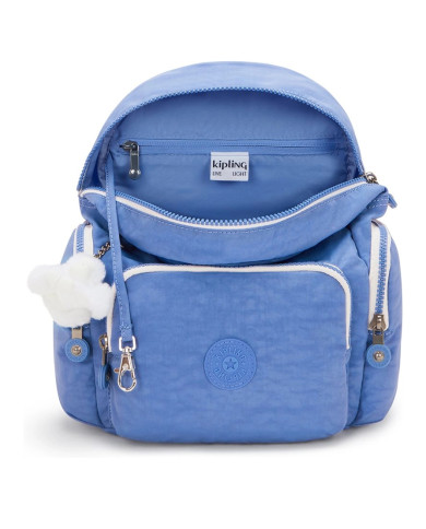 ZAINO KIPLING CITY ZIP MINI COCKTAIL BLUE 29X27X14CM 