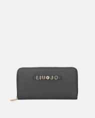 PORTAFOGLIO LIU JO DONNA ECS XL ZIP AROUND NERO 10X19X2CM AA4110 E0087 22222