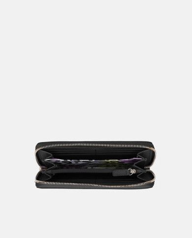 PORTAFOGLIO LIU JO DONNA ECS XL ZIP AROUND NERO 10X19X2CM AA4110 E0087 22222
