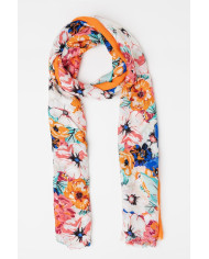 SCIARPA LIU JO STOLA SCARF/SHAWL FLOWERS 90X180CM 2A4054 T0300 Z9323 