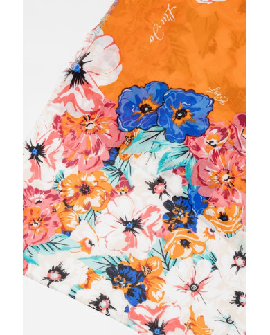 SCIARPA LIU JO STOLA SCARF/SHAWL FLOWERS 90X180CM 2A4054 T0300 Z9323 
