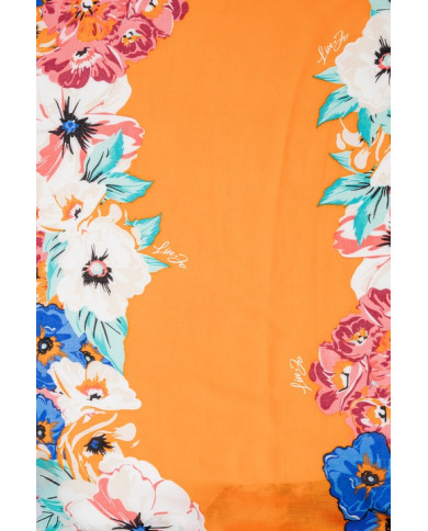 SCIARPA LIU JO STOLA SCARF/SHAWL FLOWERS 90X180CM 2A4054 T0300 Z9323 
