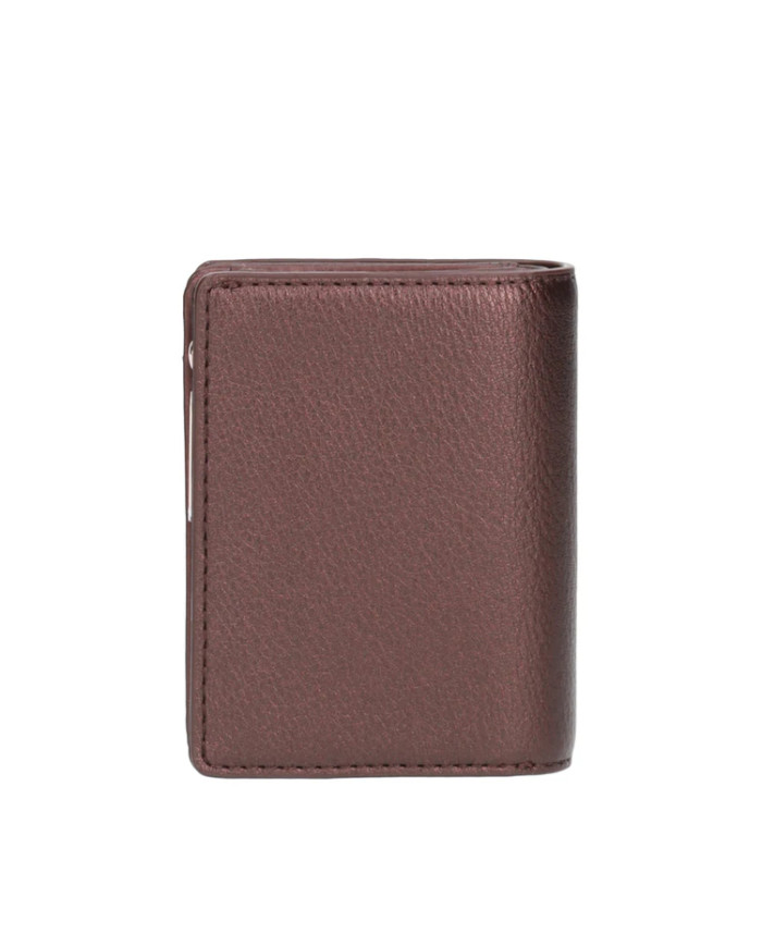 PORTAFOGLIO ECS S BIFOLD BROWN STONE MET 8X11X4CM AF4025 E0037 X0582