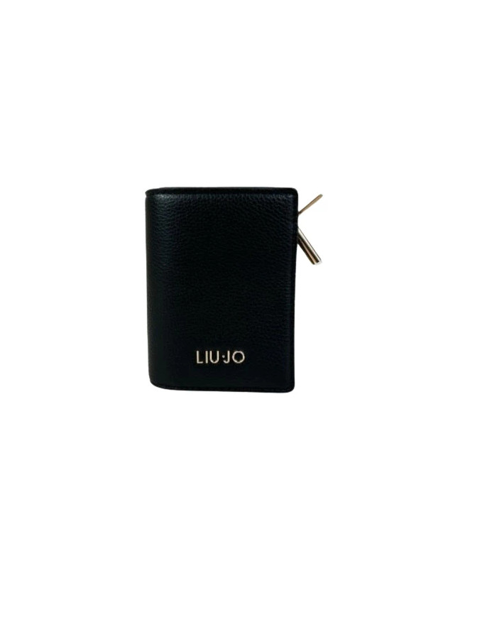 PORTAFOGLIO LIU JO DONNA S BIFOLD NERO 11X3X8CM AA5190 E0058 22222