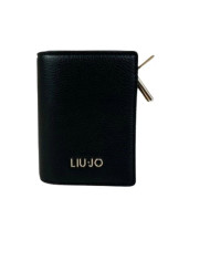 PORTAFOGLIO LIU JO DONNA S BIFOLD NERO 11X3X8CM AA5190 E0058 22222