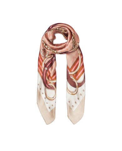 FOULAD LIU JO DONNA ECS FOULARD STRIPED TAPE 120X120CM 2A5041 T0300 00005