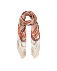 FOULAD LIU JO DONNA ECS FOULARD STRIPED TAPE 120X120CM 2A5041 T0300 00005
