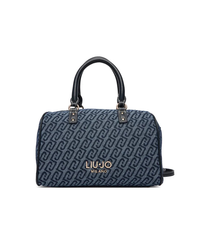 BORSA LIU JO LEATHER BAG  DRESS BLUE 33X17X15CM AA6052 T379A 94024