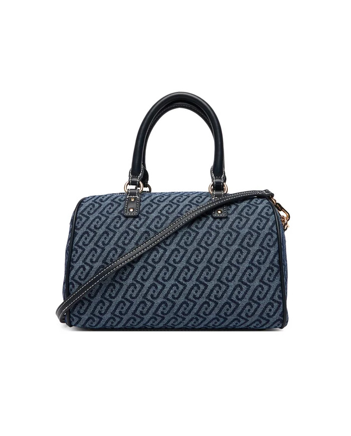BORSA LIU JO LEATHER BAG  DRESS BLUE 33X17X15CM AA6052 T379A 94024