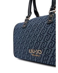 BORSA LIU JO LEATHER BAG  DRESS BLUE 33X17X15CM AA6052 T379A 94024