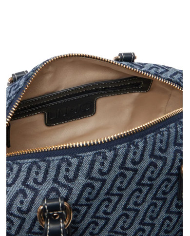 BORSA LIU JO LEATHER BAG  DRESS BLUE 33X17X15CM AA6052 T379A 94024