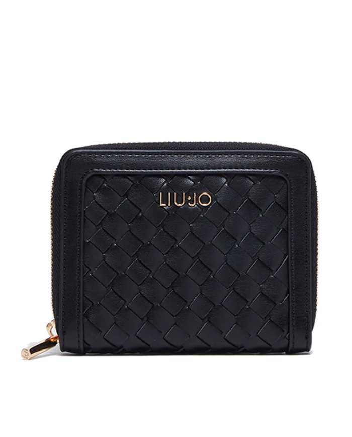 PROTAFOGLIO LIU JO DONNA WALLET 13X11X4CM NERO AA4162 E0513 22222 