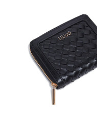 PROTAFOGLIO LIU JO DONNA WALLET 13X11X4CM NERO AA4162 E0513 22222 