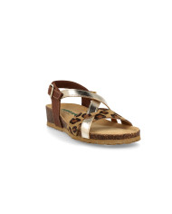 SANDALO CON ZEPPA BIONATURA DONNA 12 A 2495 IMB NABUK