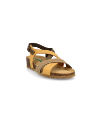 SANDALO CON ZEPPA BIONATURA DONNA 12 A 2495 IMB NABUK M2604