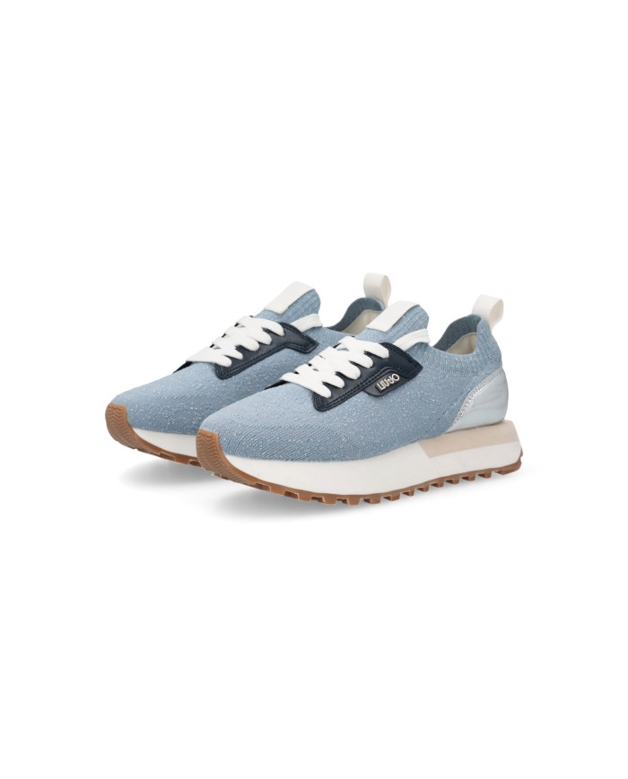 SNEAKERS LIU JO DONNA EVELYN 916 - SNEAKER KNIT/METALLIC AIR BA6067TX525S3954