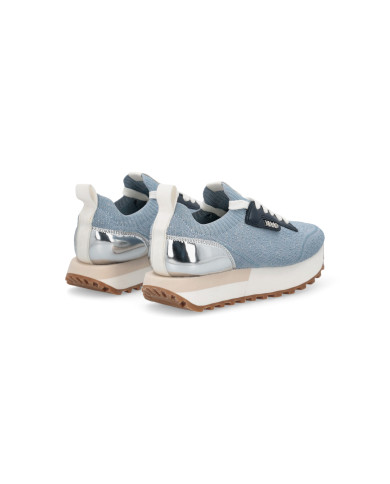 SNEAKERS LIU JO DONNA EVELYN 916 - SNEAKER KNIT/METALLIC AIR BA6067TX525S3954