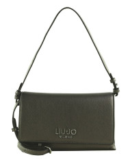 TRACOLLA LIU JO DONNA ECS S CROSSBODY EAST/WEST ANTRACITE MET.24X14X6CM AF5224 E0058 04020 