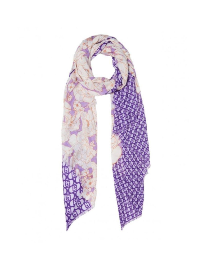SCIARPA LIU JO BLOSSOM SCARF/SHAWL NATURALE 90X180 2A4021 T0300 00005