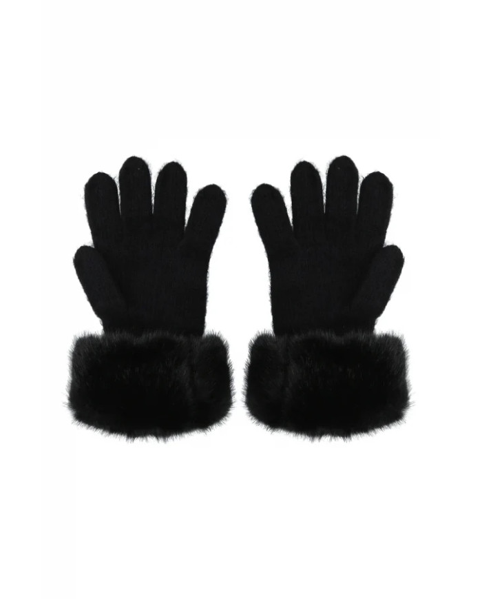 GUANTI LIU JO DONNA FAKE FUR NERO 2F5045 M0300 22222