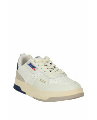 SNEAKERS BLAUER UOMO MAN LEATHER/SUEDE SNEAKER WHI/NVY 