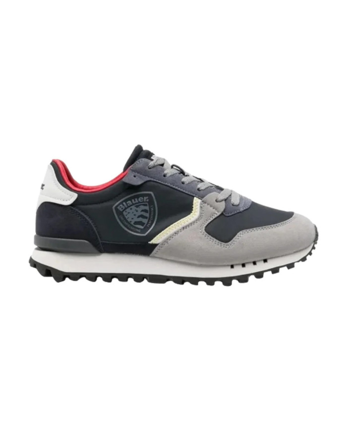 SNEAKERS BLAUER UOMO MAN NYLON SNEAKER NVY/RED 