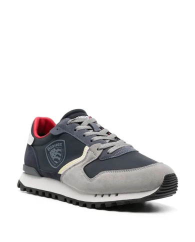 SNEAKERS BLAUER UOMO MAN NYLON SNEAKER NVY/RED 