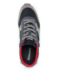 SNEAKERS BLAUER UOMO MAN NYLON SNEAKER NVY/RED 