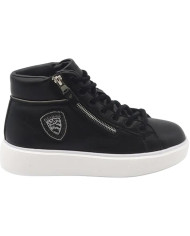 SNEAKERS BLAUER DONNA WOMAN LEATHER MIDBOOT F3VENUS02LEA BLK