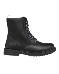 STIVALETTI GEOX BAMBINA J ECLAIR G. D - VIT.SINT. BLACK/MULTICOLOR TG:27 J049QD 0003W C9240/C