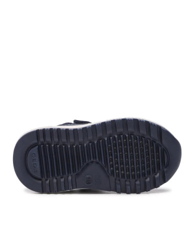 SNEAKERS GEOX BAMBINO ALBEN SUEDE+JEANS NAVY B163CC 02213 C4002