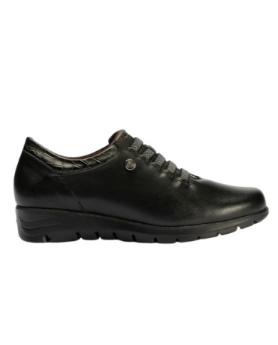 SNEAKERS PITILLOS DONNA NEGRO LUCIDO 2502 NEGRO