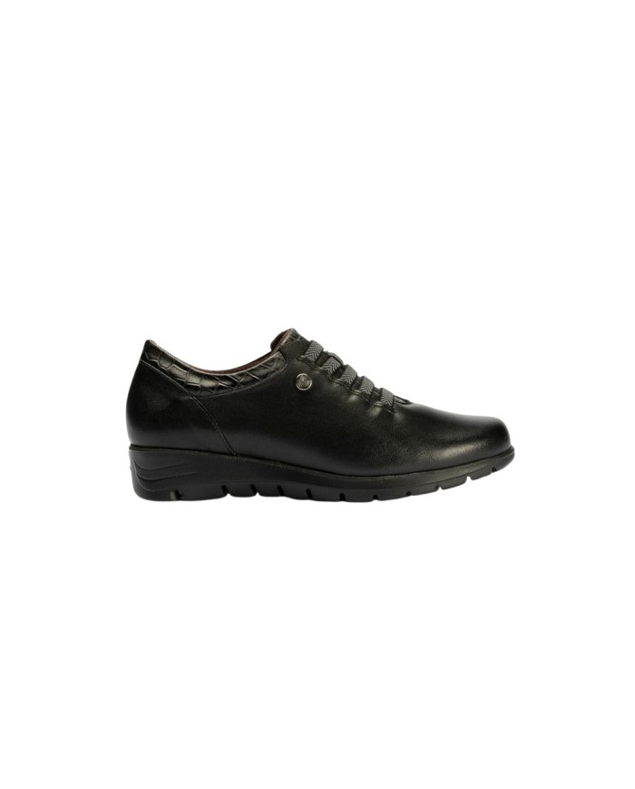 SNEAKERS PITILLOS DONNA NEGRO LUCIDO 2502 NEGRO