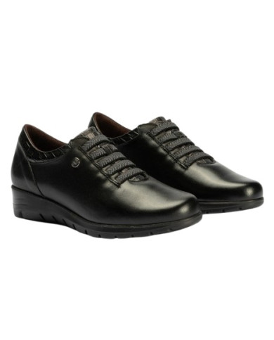 SNEAKERS PITILLOS DONNA NEGRO LUCIDO 2502 NEGRO
