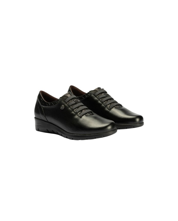 SNEAKERS PITILLOS DONNA NEGRO LUCIDO 2502 NEGRO