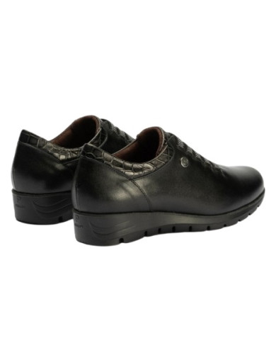 SNEAKERS PITILLOS DONNA NEGRO LUCIDO 2502 NEGRO