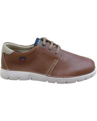 SNEAKERS CALLAGHAN UOMO 57700 GRAIN CUERO PIEDRA FLEXIBILE
